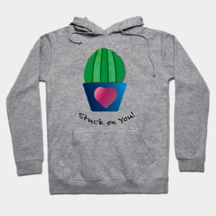 Cactus Pun Stuck on You Hoodie